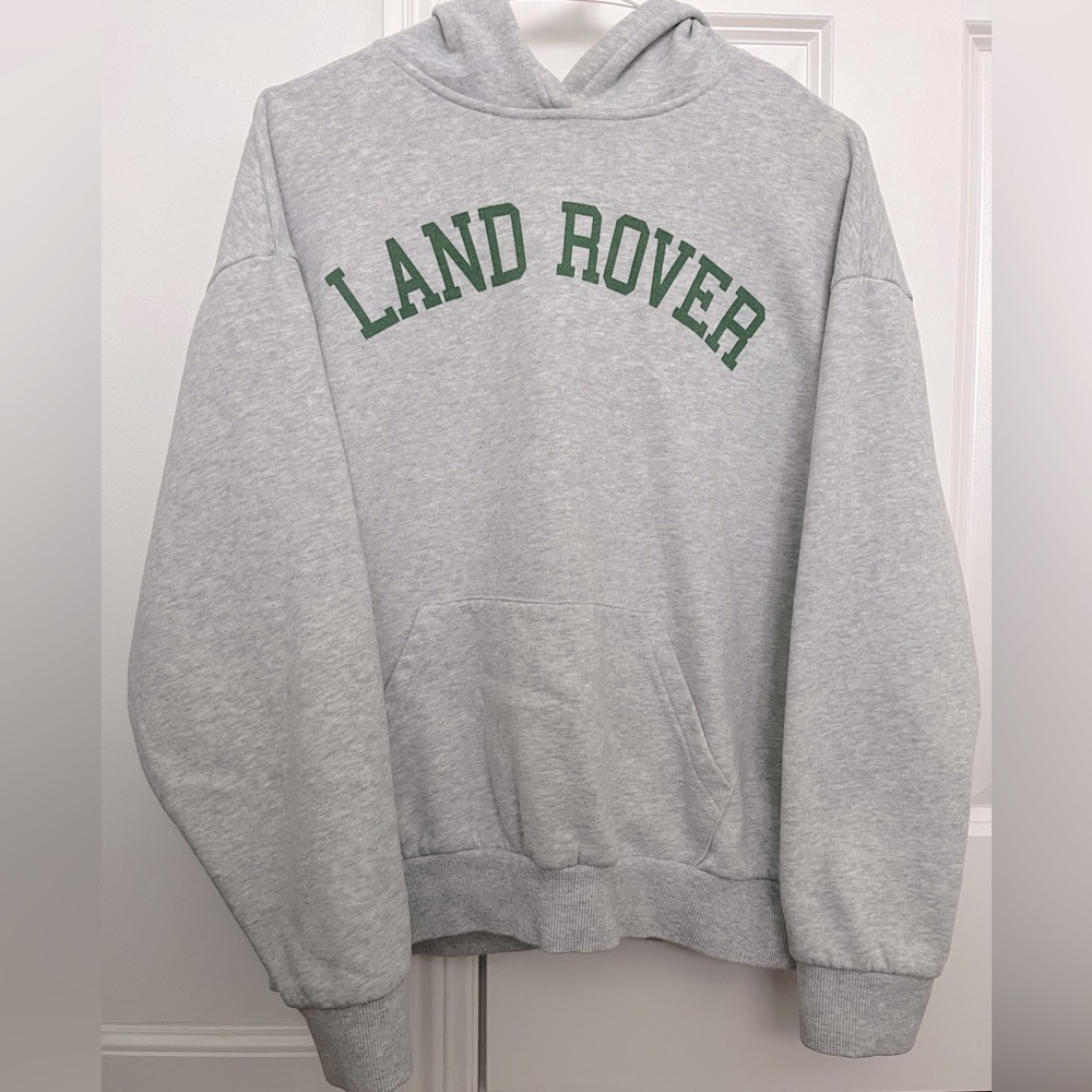 land rover grey hoodie